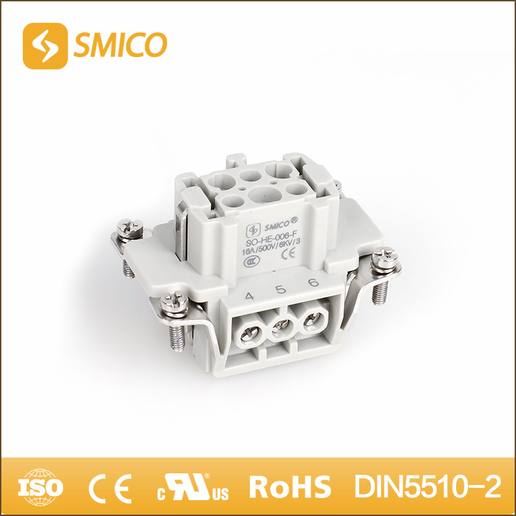 SMICO  heavy duty connector industrial multipole rectangle